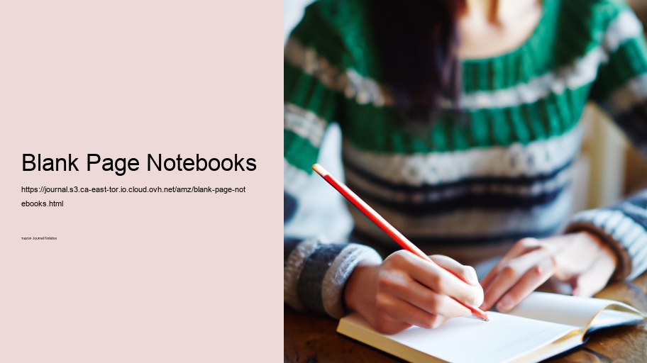 Blank Page Notebooks